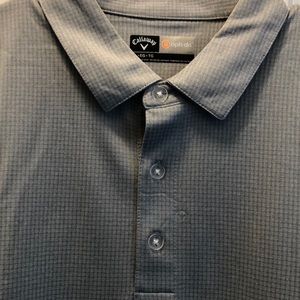 Grey Callaway Golf Polo Opti Dry